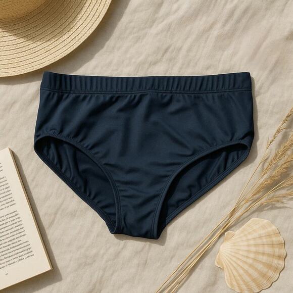 Miraclesuit Basic Brief Swim Bottom Womens Plus 24W Black Beach Summer Vacation - Picture 1 of 7